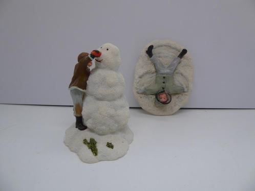 Ensemble Luville construit un bonhomme de neige, enfant dans, Divers, Noël, Comme neuf, Enlèvement ou Envoi
