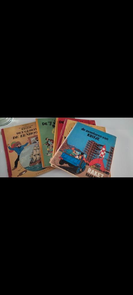 Lot van 5 oude Kuifje-strips Hergé, Livres, BD | Comics, Utilisé, Enlèvement ou Envoi
