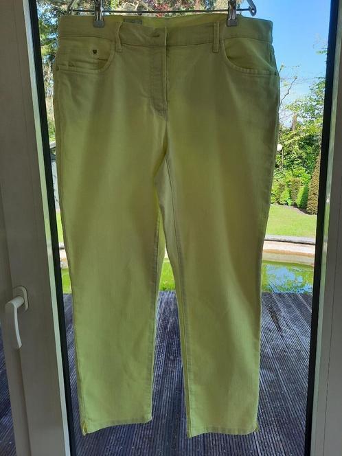 Supermooie broek MADELEINE - 46/48, Kleding | Dames, Broeken en Pantalons, Zo goed als nieuw, Maat 46/48 (XL) of groter, Geel