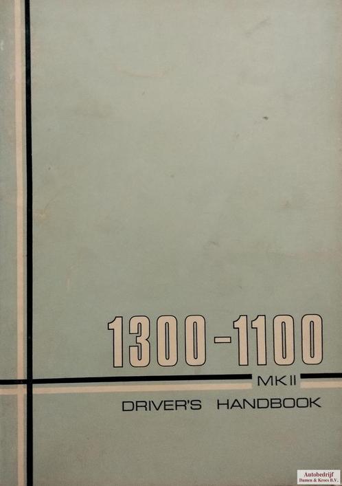 Handboek 1300 - 1100 MKII AKD7098 (Engelstalig), Autos : Divers, Modes d'emploi & Notices d'utilisation, Enlèvement ou Envoi