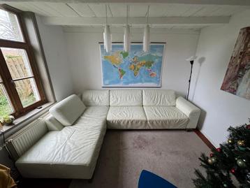 Gratis witte leren zetel