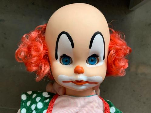 Ari  vintage clown pop 1970, Verzamelen, Poppen, Gebruikt, Pop, Ophalen of Verzenden