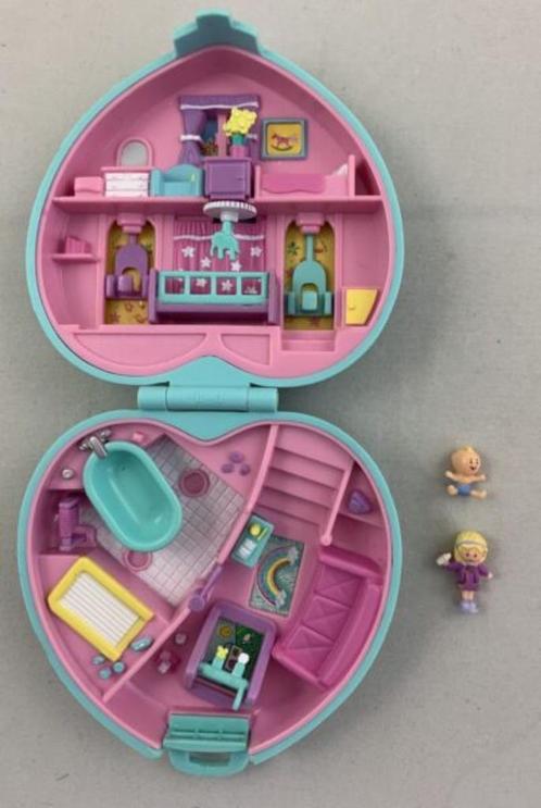 Set de jeu amusant Polly Pocket Babytime Vintage Bluebird 19, Collections, Jouets miniatures, Utilisé, Enlèvement ou Envoi