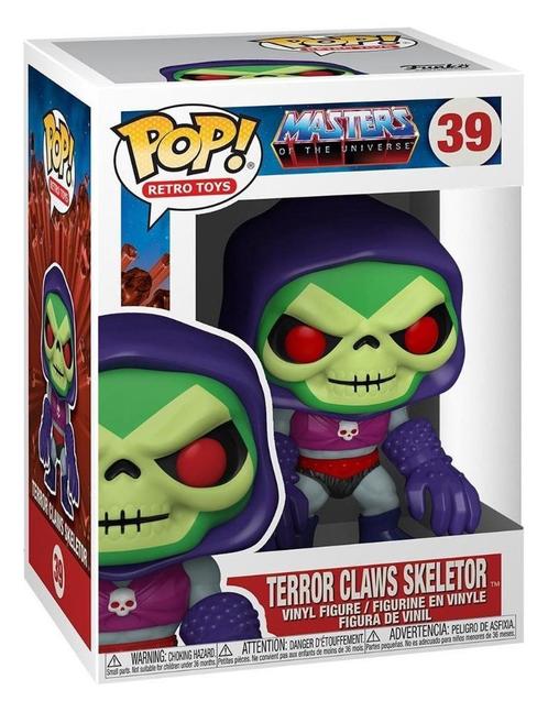 Funko Pop Masters Of The Universe Skeletor with Terror Claws, Collections, Jouets miniatures, Neuf, Envoi