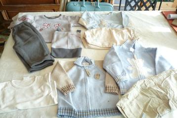 lot de vêtements bébé garçon taille 74 ou 9 mois