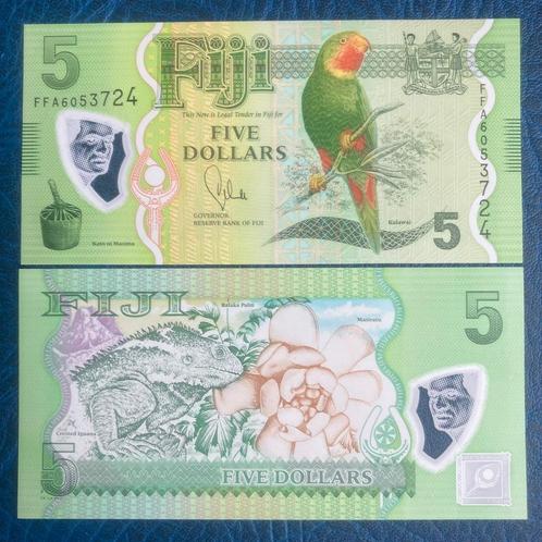 Fiji - 5 Dollars 2012 - Pick 115a - UNC, Timbres & Monnaies, Billets de banque | Océanie, Billets en vrac, Enlèvement ou Envoi