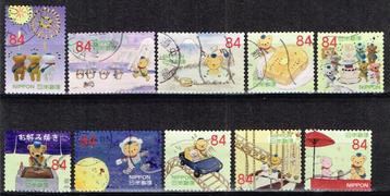 Postzegels uit Japan - K 3954 - postberen