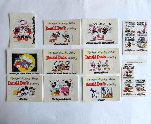Stickers Donald Duck weekblad (1985 en 1989), Verzamelen, Stickers, Gebruikt, Strip of Tekenfilm, Ophalen of Verzenden