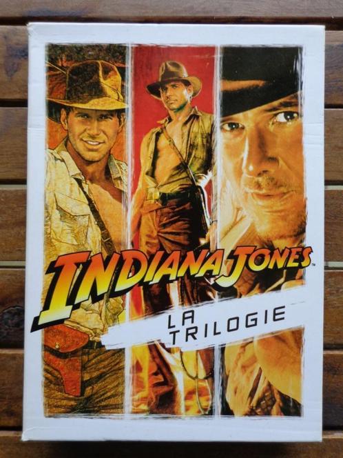 )))  Trilogie  Indiana Jones  //  Steven Spielberg   (((, CD & DVD, DVD | Aventure, Comme neuf, Coffret, Tous les âges, Enlèvement ou Envoi