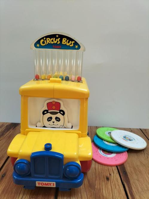 Tomy Circus Bus muziektruck uit de jaren 90, Kinderen en Baby's, Speelgoed |Speelgoedvoertuigen, Zo goed als nieuw, Ophalen