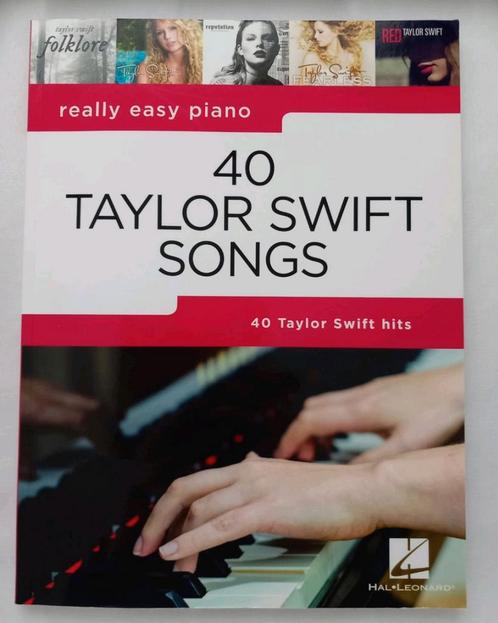 40 Taylor Swift piano partituren voor beginners, Boeken, Muziek, Zo goed als nieuw, Artiest, Ophalen of Verzenden