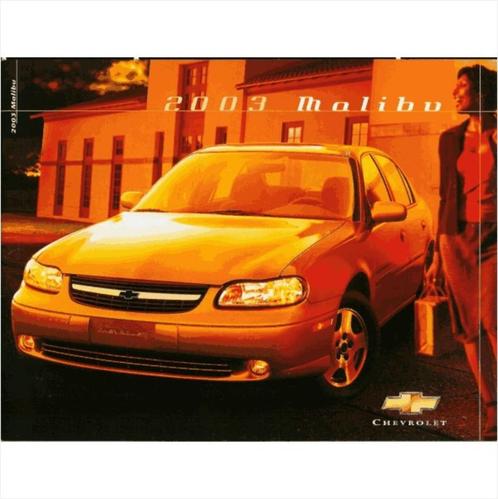 Chevrolet Malibu Brochure 2003 #1 Engels, Livres, Autos | Brochures & Magazines, Utilisé, Chevrolet, Enlèvement ou Envoi