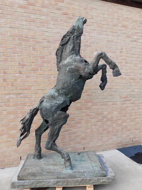 Desmarets Jan, groot staand paard 2 meter hoog! ook gezocht!, Antiek en Kunst, Kunst | Beelden en Houtsnijwerken, Ophalen of Verzenden