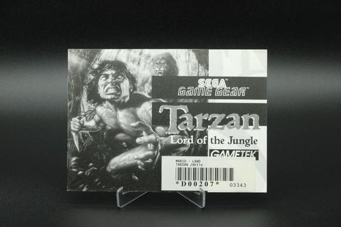 Sega Game Gear Tarzan Lord of the Jungle Handleiding, Consoles de jeu & Jeux vidéo, Jeux | Sega, Utilisé, Game Gear, Aventure et Action