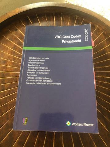 Codex privaatrecht VRG Ugent 