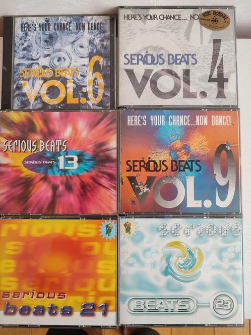 cd Serious Beats 6-7-8-9 + Megamix 1 & 2, Cd's en Dvd's, Cd's | Dance en House, Gebruikt, Ophalen of Verzenden