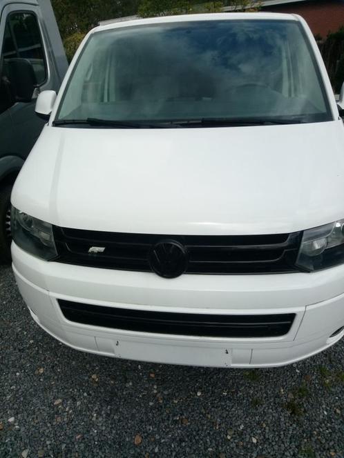 Vw Transporter T5 Dubbelkabine 2.0Tdi, Autos, Volkswagen, Particulier, Transporter, Airbags, Air conditionné, Porte coulissante