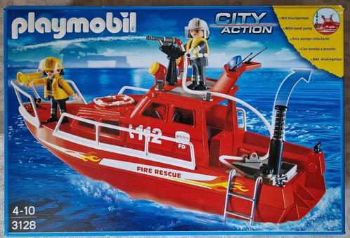 Playmobil City Action 3128 brandweer blusboot met pomp, Enfants & Bébés, Jouets | Playmobil, Comme neuf, Ensemble complet, Enlèvement ou Envoi