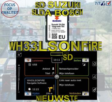 Suzuki SLDA Navigatie SD-kaart Europa 2023 Bosch