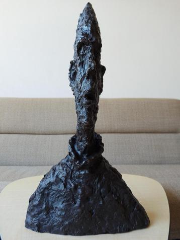 Alberto Giacometti Bronzen Beeld Grande Tête Mince Hoofd