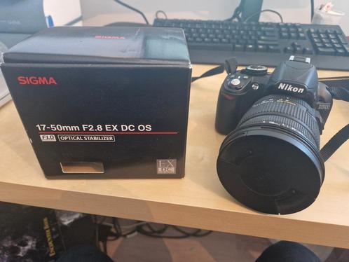 Nikon D3100 met Sigma 17-50 F2.8 lens, Audio, Tv en Foto, Fotocamera's Digitaal, Zo goed als nieuw, Nikon, Ophalen of Verzenden