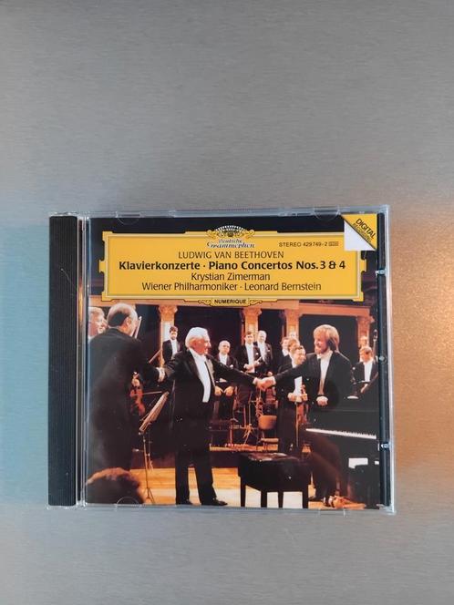Cd. Beethoven.  Klavierkonzerte 3 & 4. (DG Digital)., Cd's en Dvd's, Cd's | Klassiek, Zo goed als nieuw, Ophalen of Verzenden