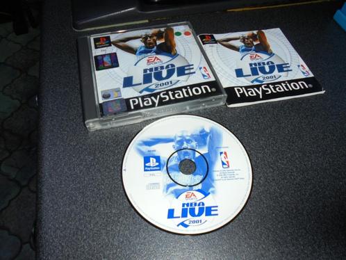 Playstation 1 NBA Live 2001 (orig-comleet), Consoles de jeu & Jeux vidéo, Jeux | Sony PlayStation 1, Utilisé, Sport, 2 joueurs