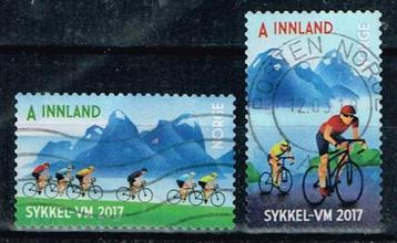 Postzegels uit Noorwegen - K 3919 - wielrennen