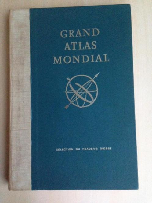 Grand ATLAS Mondial Auteur : Reader’s Digest 1964, Livres, Atlas & Cartes géographiques, Utilisé, Autres atlas, Monde, 1800 à 2000