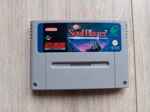 Soul Blazer SCN voor de Super Nintendo (SNES), Games en Spelcomputers, Games | Nintendo Super NES, Zo goed als nieuw, Role Playing Game (Rpg)
