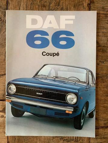 Brochure DAF 66 Coupé 1972 EN FRANCAIS nieuw!