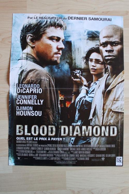 filmaffiche Blood Diamond Leonardo Di Caprio filmposter, Collections, Posters & Affiches, Comme neuf, Cinéma et TV, A1 jusqu'à A3
