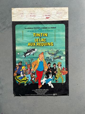 poster Tintin et le Lac aux requins