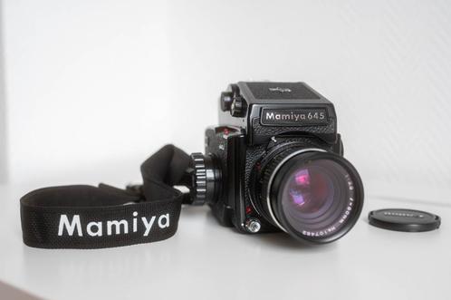 Mamiya 645J + Mamiya Sekkor C 80mm f/2.8, TV, Hi-fi & Vidéo, Appareils photo analogiques, Utilisé, Reflex miroir, Autres Marques