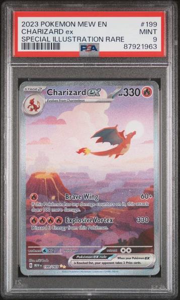 Charizard Ex MEW 199 - Pokemon - PSA9