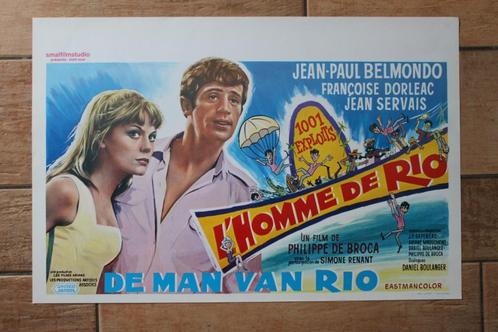 filmaffiche Jean-Paul Belmondo l'homme de Rio filmposter, Collections, Posters & Affiches, Comme neuf, Cinéma et TV, A1 jusqu'à A3