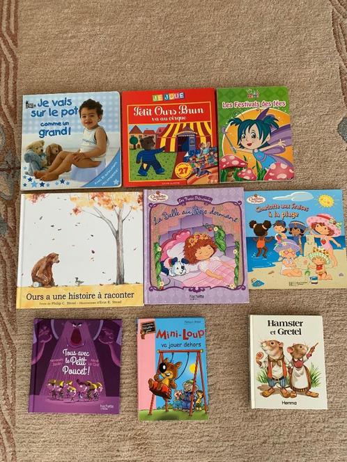 Livres (9) pour enfants (0 à 8 ans), Boeken, Kinderboeken | Baby's en Peuters, Zo goed als nieuw, Ophalen of Verzenden
