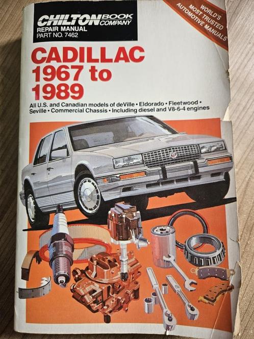 Repair boek Cadillac 1967 tot 1989, Boeken, Auto's | Folders en Tijdschriften, Gelezen, Overige merken, Ophalen of Verzenden