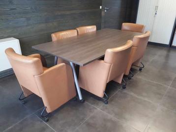 Ensemble meubles de bureau table de réunion  + 6 fauteuils
