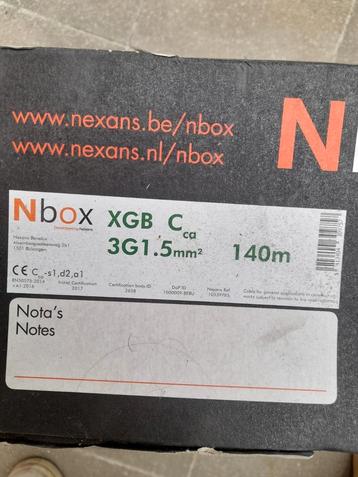 Cable électrique NBOX XGB C 3G1,5mm 140m