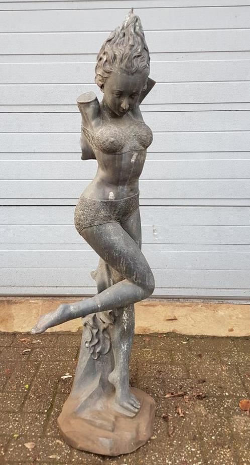 Antiek brons standbeeld Danseres tuinbeeld kunstwerk, Antiquités & Art, Antiquités | Bronze & Cuivre, Bronze, Enlèvement ou Envoi