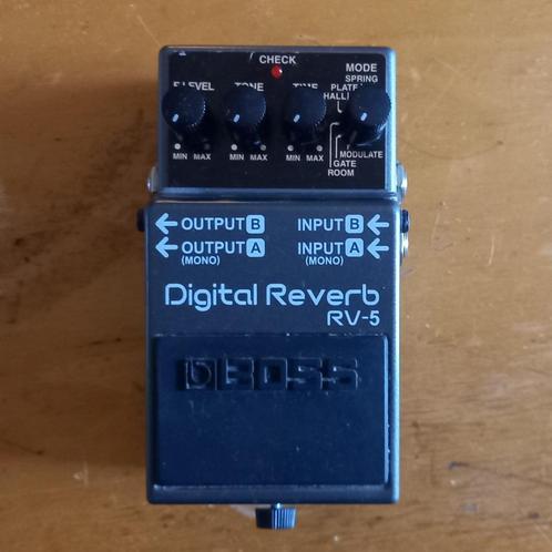 BOSS RV-5 Digital Reverb pédale d'effets / stompbox, Muziek en Instrumenten, Effecten, Gebruikt, Reverb, Ophalen of Verzenden