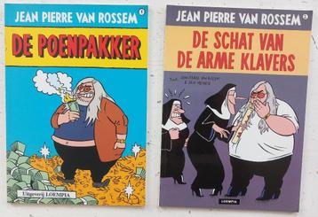 2 Stripboeken van jean Pierre van Rossem nr 1 & 2