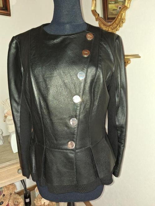 Liu Jo, zwart vest met leder maat 40, Vêtements | Femmes, Vestes & Costumes, Comme neuf, Manteau, Taille 38/40 (M), Noir, Envoi