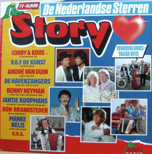 LP Story - De Nederlandse Sterren, Cd's en Dvd's, Vinyl | Nederlandstalig, Zo goed als nieuw, Levenslied of Smartlap, 12 inch