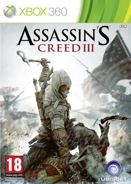 Assassin's Creed III (3), Consoles de jeu & Jeux vidéo, Jeux | Xbox 360, Utilisé, Aventure et Action, 1 joueur, À partir de 18 ans