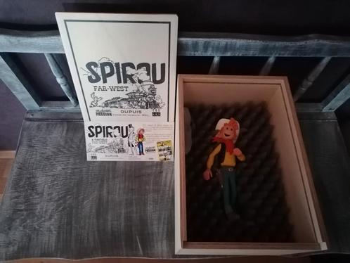 Figurine Spirou Far West - Hommage à Lucky luke ! Fariboles., Collections, Personnages de BD, Comme neuf, Statue ou Figurine, Autres personnages
