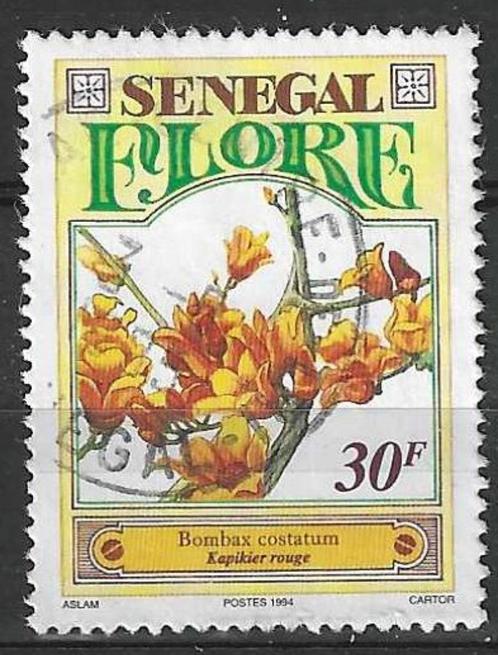 Senegal 1994 - Yvert 1118 - Bombax costatum 30 F (ST), Timbres & Monnaies, Timbres | Afrique, Affranchi, Envoi
