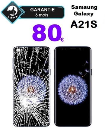 Remplacement écran Samsung Galaxy A21S à 80€