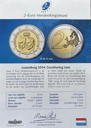 2-Euro Herdenkingsmunt 2014 Luxemburg